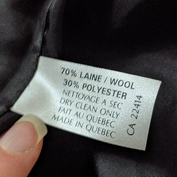 90s Vintage Wool-Blend Blazer - Picture 10 of 10